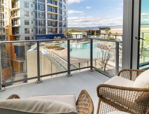 Aqua 1 Resort #613 - 2 Bedroom -  Kelowna(CVH)